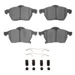 R1 Concepts 97-10 Saab 9-3 Front Ceramic Pads & Hardware Kit