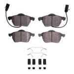 R1 Concepts 98-08 Audi A4 (USA/Canada) Front Ceramic Brake Pads & Hardware Kit