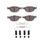 R1 Concepts 02-06 BMW X5 Front Ceramic Pads & Hardware Kit - Image 2