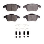 R1 Concepts 05-18 Audi A3 Quattro Front Ceramic Brake Pads & Hardware Kit