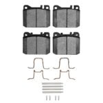 R1 Concepts 79-85 Mercedes-Benz 300SD Front Semi Met Pads & Hardware Kit