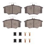 R1 Concepts 82-83 Audi Coupe Front Semi Met Pads & Hardware Kit