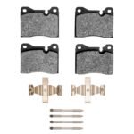 R1 Concepts 87-88 BMW M5 Front Semi Met Pads & Hardware Kit