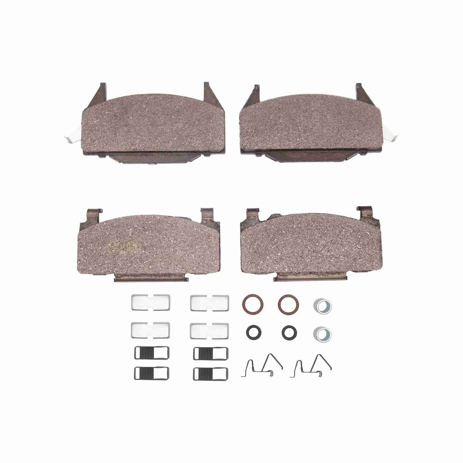 DF_2311019101_Kit.jpg R1 Concepts 80-82 Chevrolet Chevette Front Semi Met Pads & Hardware Kit - Image 1