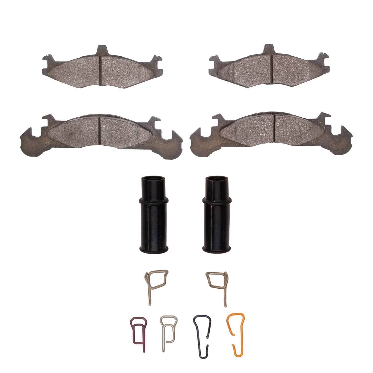 DF_2311022101_Fro.jpg R1 Concepts 83-90 Dodge Charger Front Semi Met Pads & Hardware Kit - Image 1