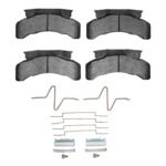 R1 Concepts 83-12 Sterling Acterra (Hydro Brakes) Fr and Rr Semi Met Brake Pads and Hardware Kit