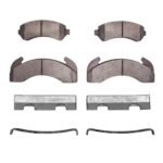 R1 Concepts 83-12 Sterling Acterra (Hydro Brakes) Rear Semi Met Brake Pads and Hardware Kit