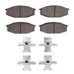 R1 Concepts 79-83 Nissan 280ZX Front Semi Met Pads & Hardware Kit