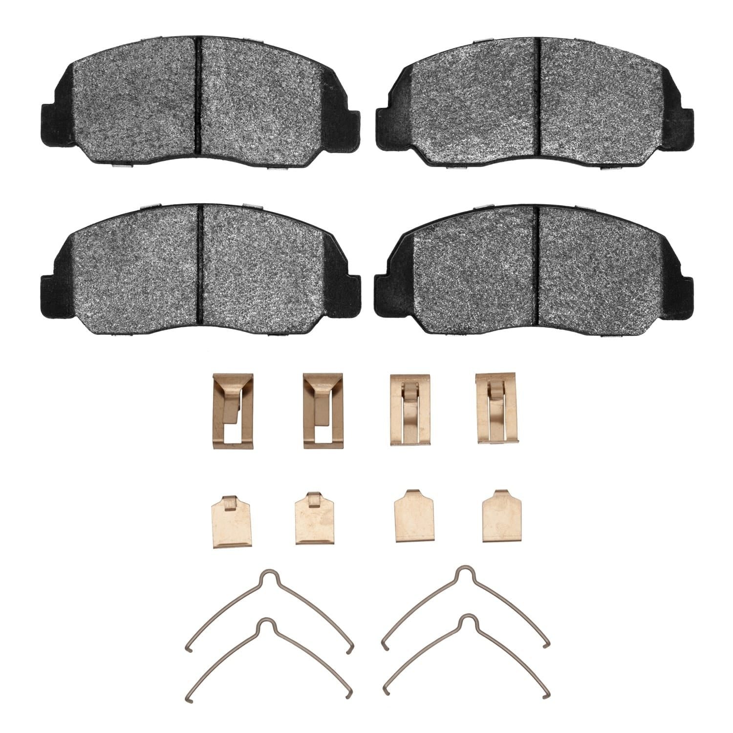 DF_2311023901_Fro.jpg R1 Concepts 82-84 Mazda B2200 Front Semi Met Pads & Hardware Kit - Image 1