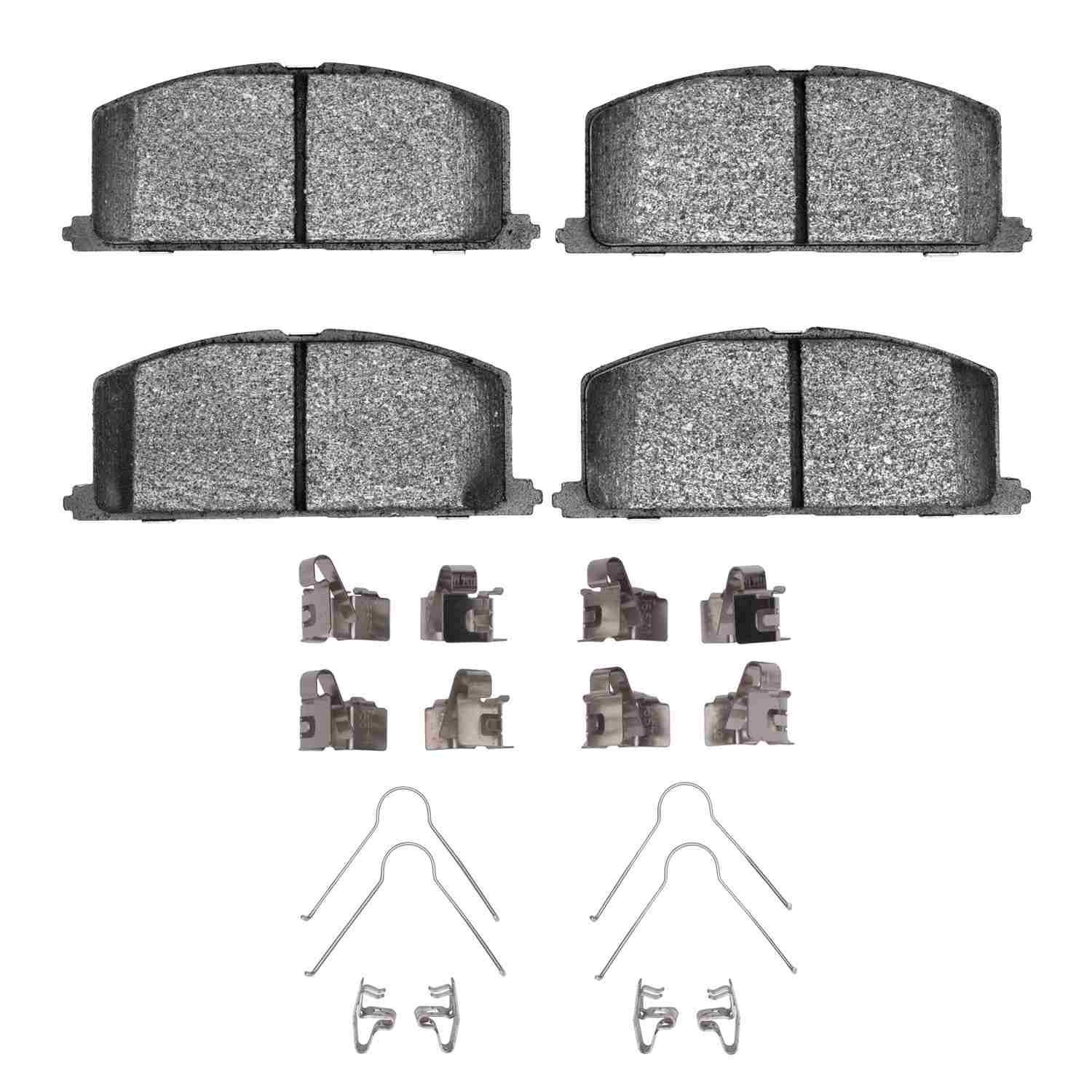 DF_2311024201_Fro.jpg R1 Concepts 83-99 Chevrolet Nova Front Semi Met Pads & Hardware Kit - Image 1