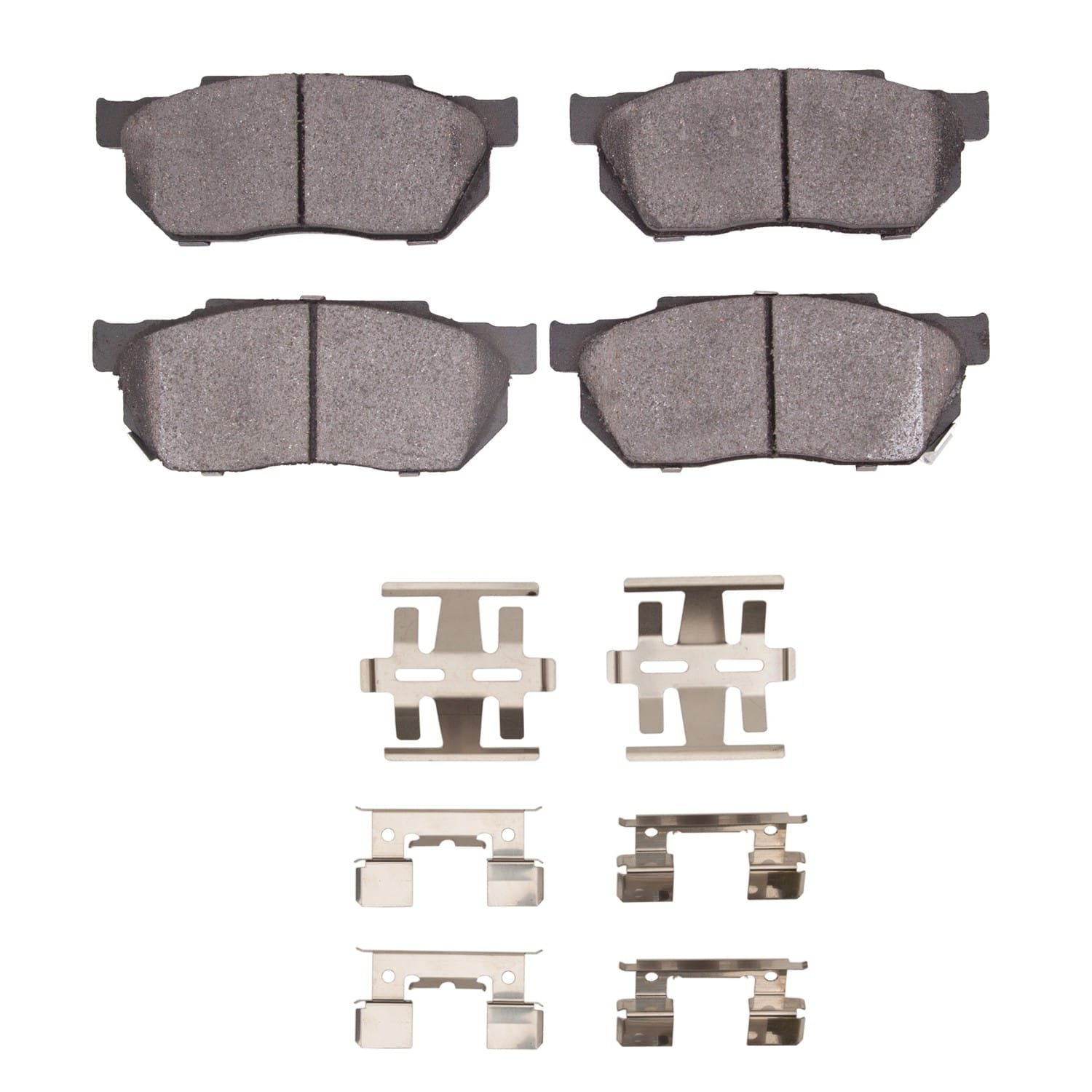 DF_2311025601_Fro.jpg R1 Concepts 83-87 Honda Prelude Front Semi Met Pads & Hardware Kit - Image 1