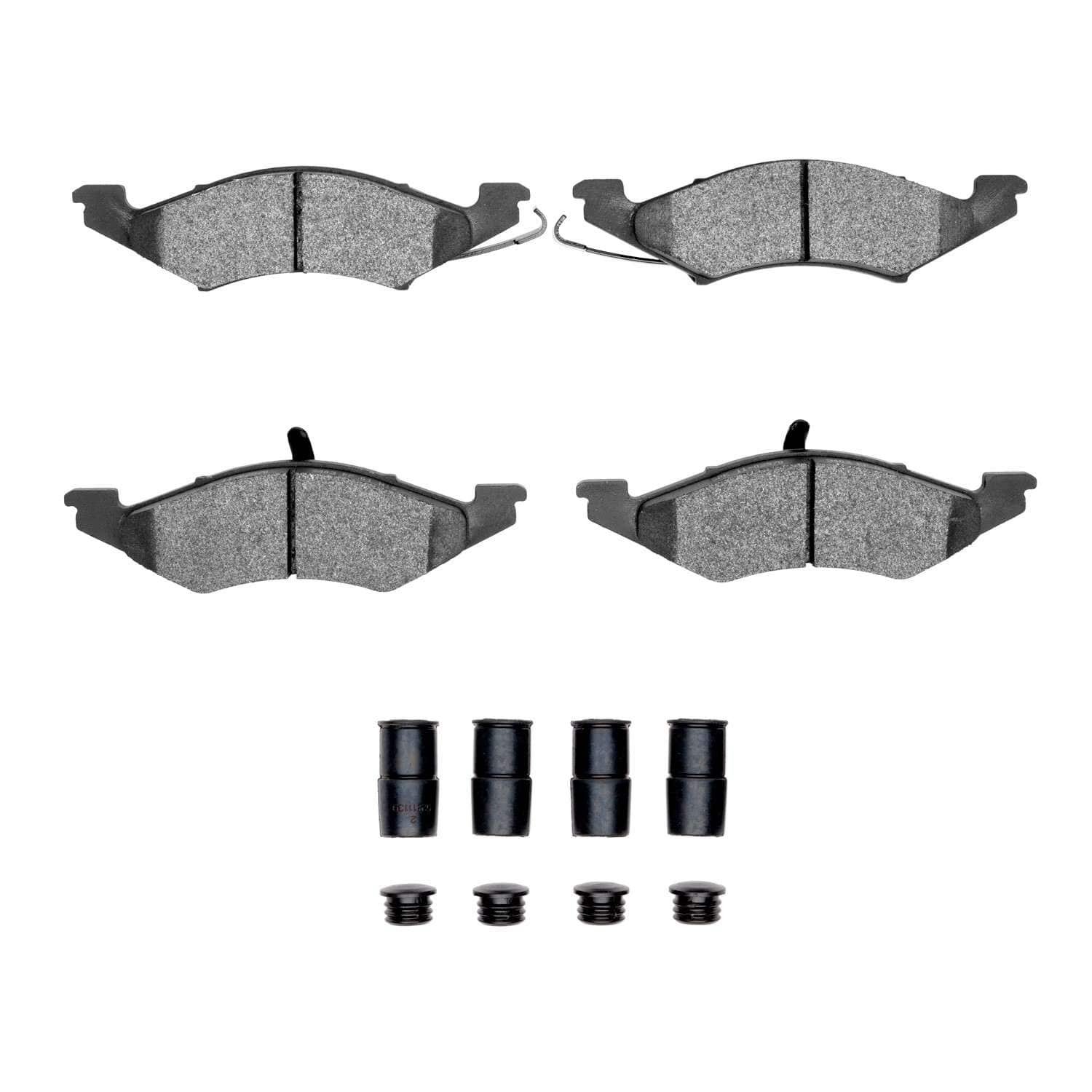 DF_2311025701_Fro.jpg R1 Concepts 83-94 Ford EXP Front Semi Met Pads & Hardware Kit - Image 1