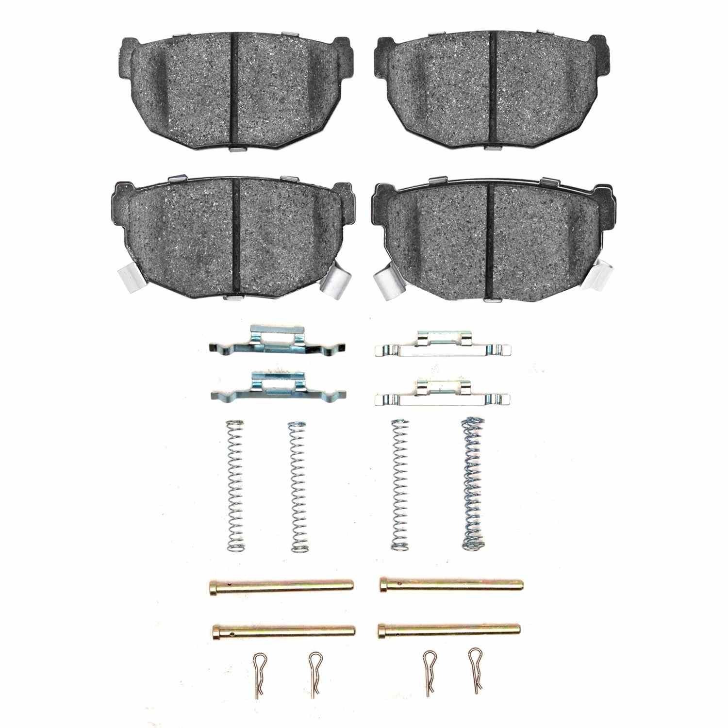 DF_2311027202_Fro.jpg R1 Concepts 81-81 Nissan Maxima Rear Semi Met Brake Pads and Hardware Kit - Image 1