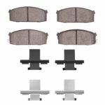 R1 Concepts 81-86 Nissan 200SX Front Semi Met Pads & Hardware Kit
