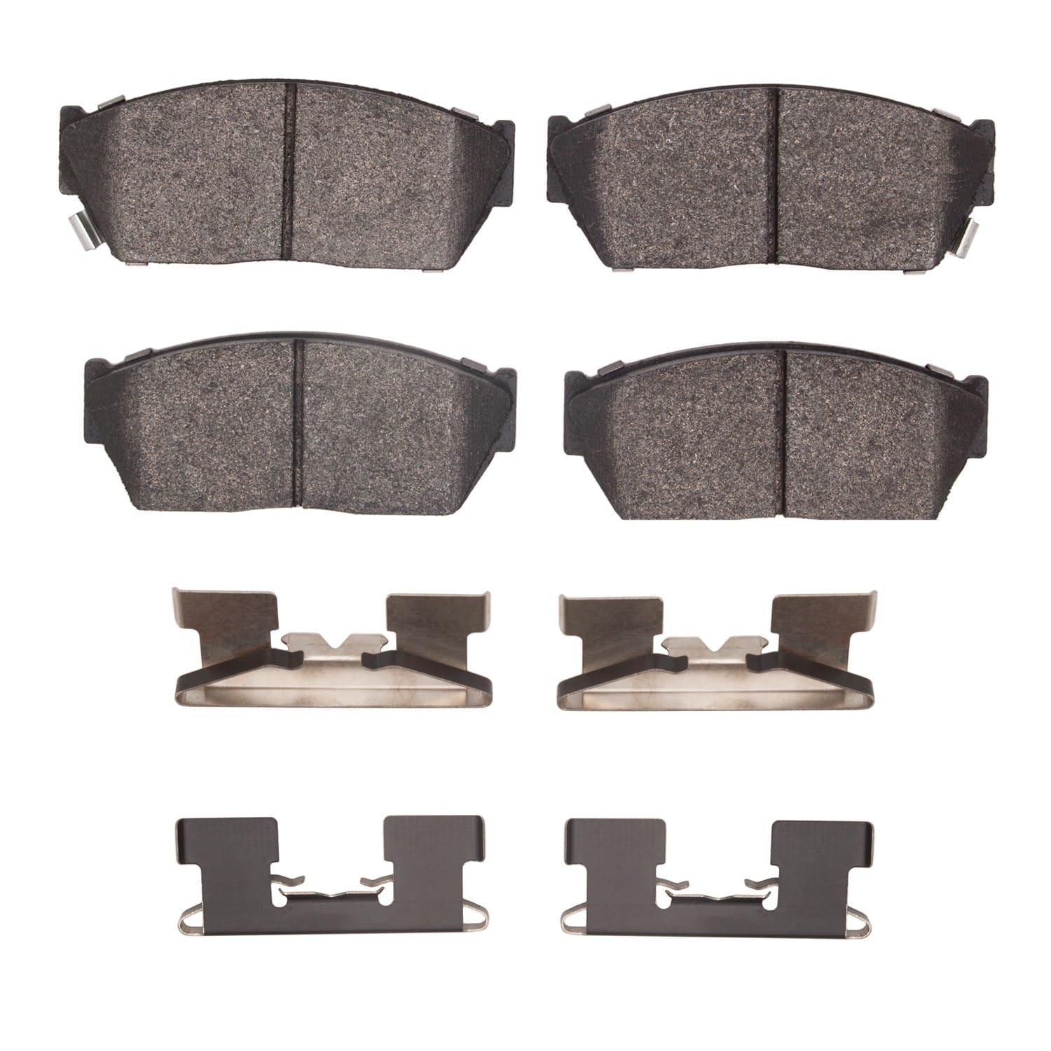 DF_2311027601_Fro.jpg R1 Concepts 83-87 Honda Civic Hatchback Front Semi Met Pads & Hardware Kit - Image 1