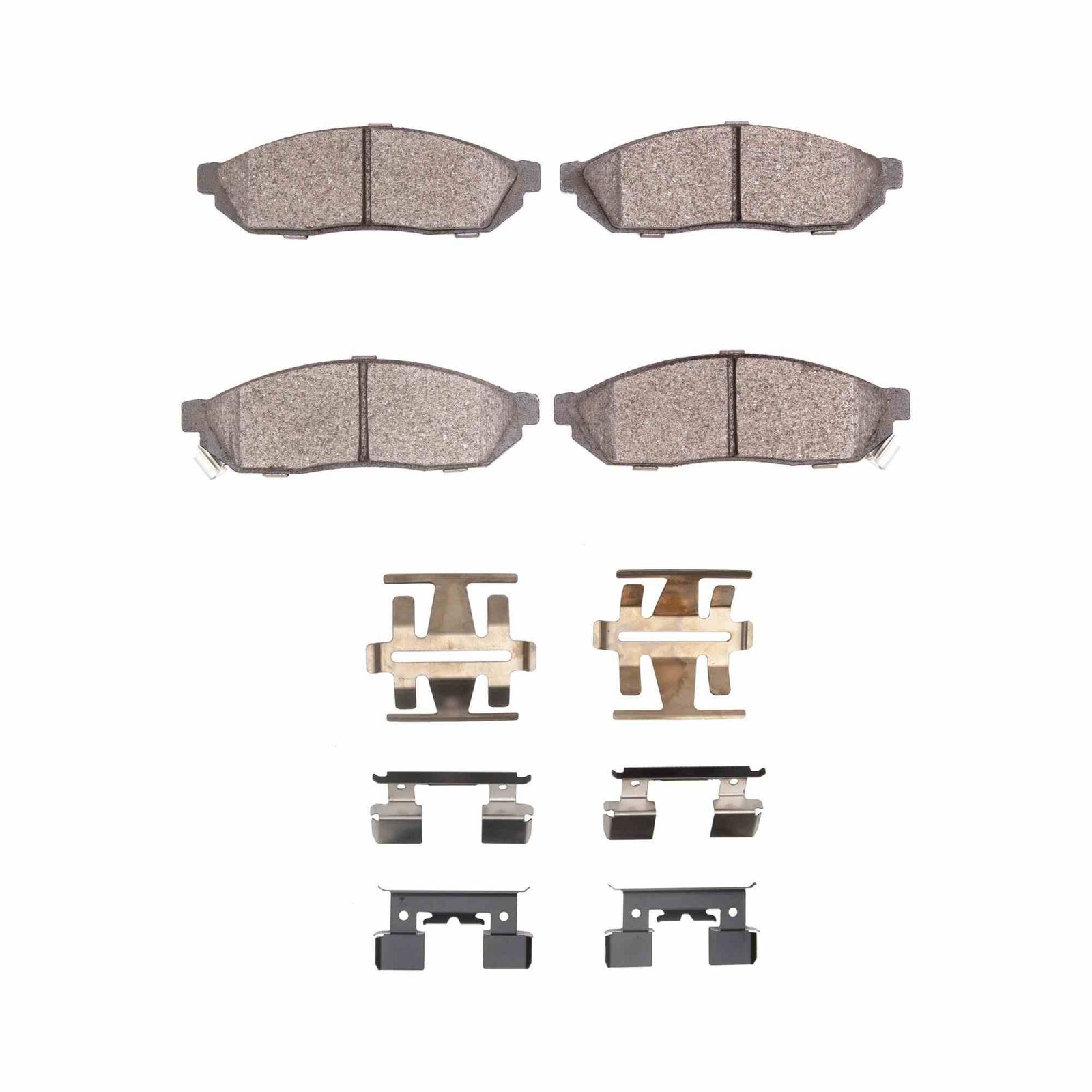DF_2311028102_Kit.jpg R1 Concepts 80-83 Honda Civic Hatchback Front Semi Met Brake Pads and Hardware Kit - Image 1