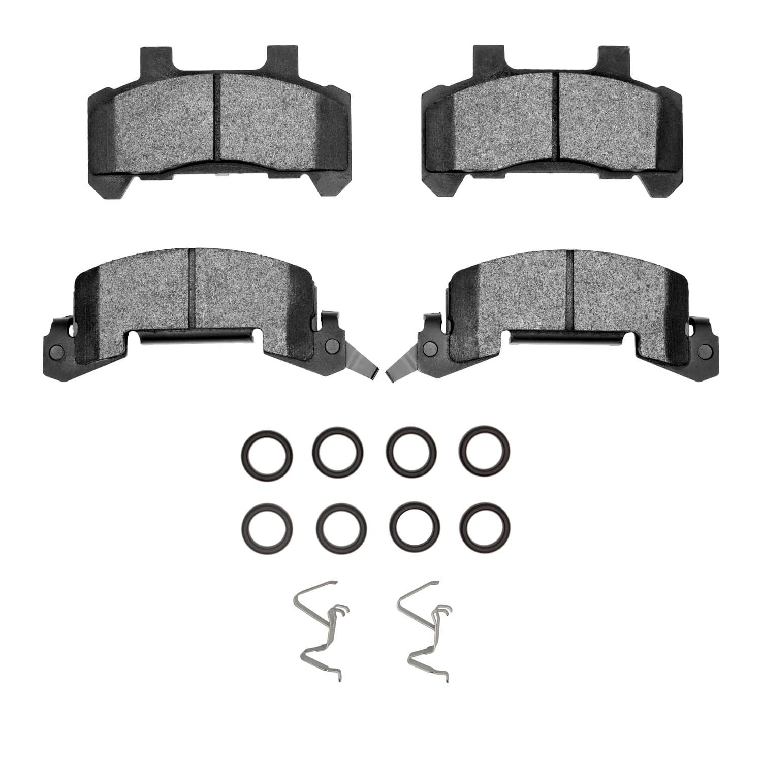 DF_2311028901_Fro.jpg R1 Concepts 80-89 Buick Century Front Semi Met Pads & Hardware Kit - Image 1