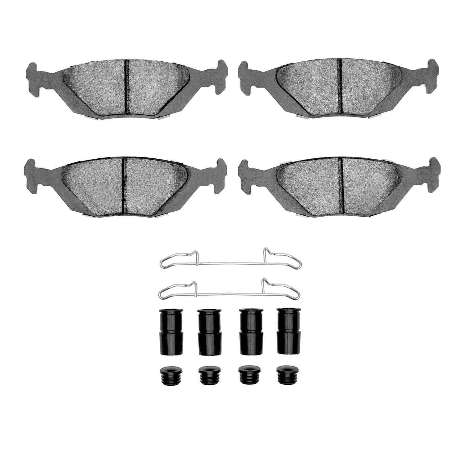 DF_2311032201_Fro.jpg R1 Concepts 86-98 Saab 900 Rear Semi Met Pads & Hardware Kit - Image 1