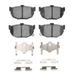 R1 Concepts 84-84 Nissan Maxima Rear Semi Met Pads & Hardware Kit