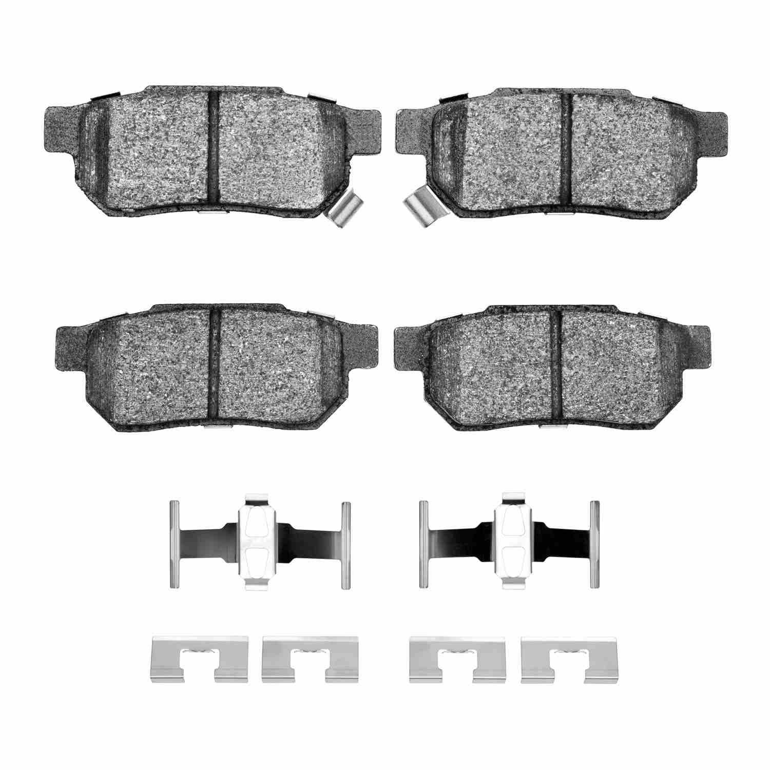 DF_2311037401_Fro.jpg R1 Concepts 88-01 Acura Integra Rear Semi Met Pads & Hardware Kit - Image 1