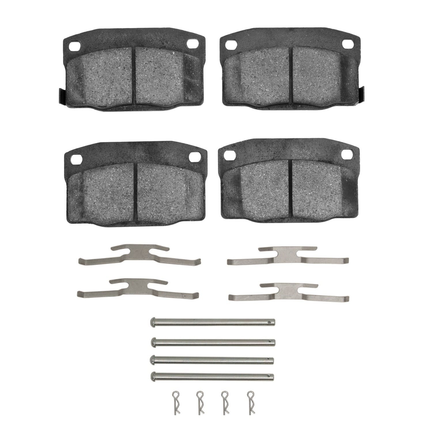 DF_2311037801_Fro.jpg R1 Concepts 88-93 Pontiac LeMans Front Semi Met Pads & Hardware Kit - Image 1