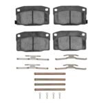 R1 Concepts 88-90 Pontiac 6000 Rear Semi Met Pads & Hardware Kit