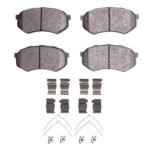R1 Concepts 83-95 Chrysler Conquest Front Semi Met Pads & Hardware Kit