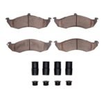 R1 Concepts 89-92 Ford Thunderbird Front Semi Met Pads & Hardware Kit