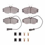 R1 Concepts 90-98 Audi 90 Front Semi Met Pads & Hardware Kit