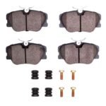 R1 Concepts 84-95 Mercedes-Benz 190E Front Semi Met Pads & Hardware Kit