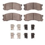 R1 Concepts 89-91 Mazda MPV Front Semi Met Pads & Hardware Kit
