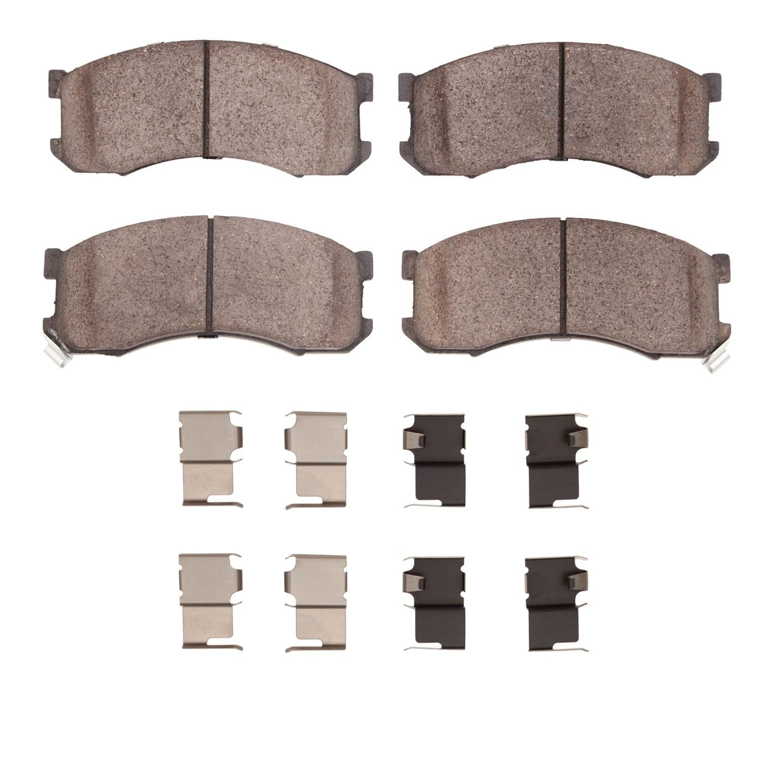 DF_2311042801_Fro.jpg R1 Concepts 89-91 Mazda MPV Front Semi Met Pads & Hardware Kit - Image 1
