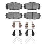 R1 Concepts 86-92 Toyota Supra Front Semi Met Brake Pads and Hardware Kit