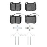 R1 Concepts 80-89 Peugeot 505 Front Semi Met Pads & Hardware Kit