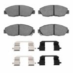 R1 Concepts 90-99 Honda Accord Coupe Front Semi Met Brake Pads and Hardware Kit