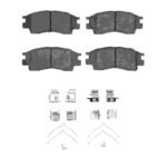 R1 Concepts 95-03 Toyota Sienna Front Semi Met Brake Pads and Hardware Kit