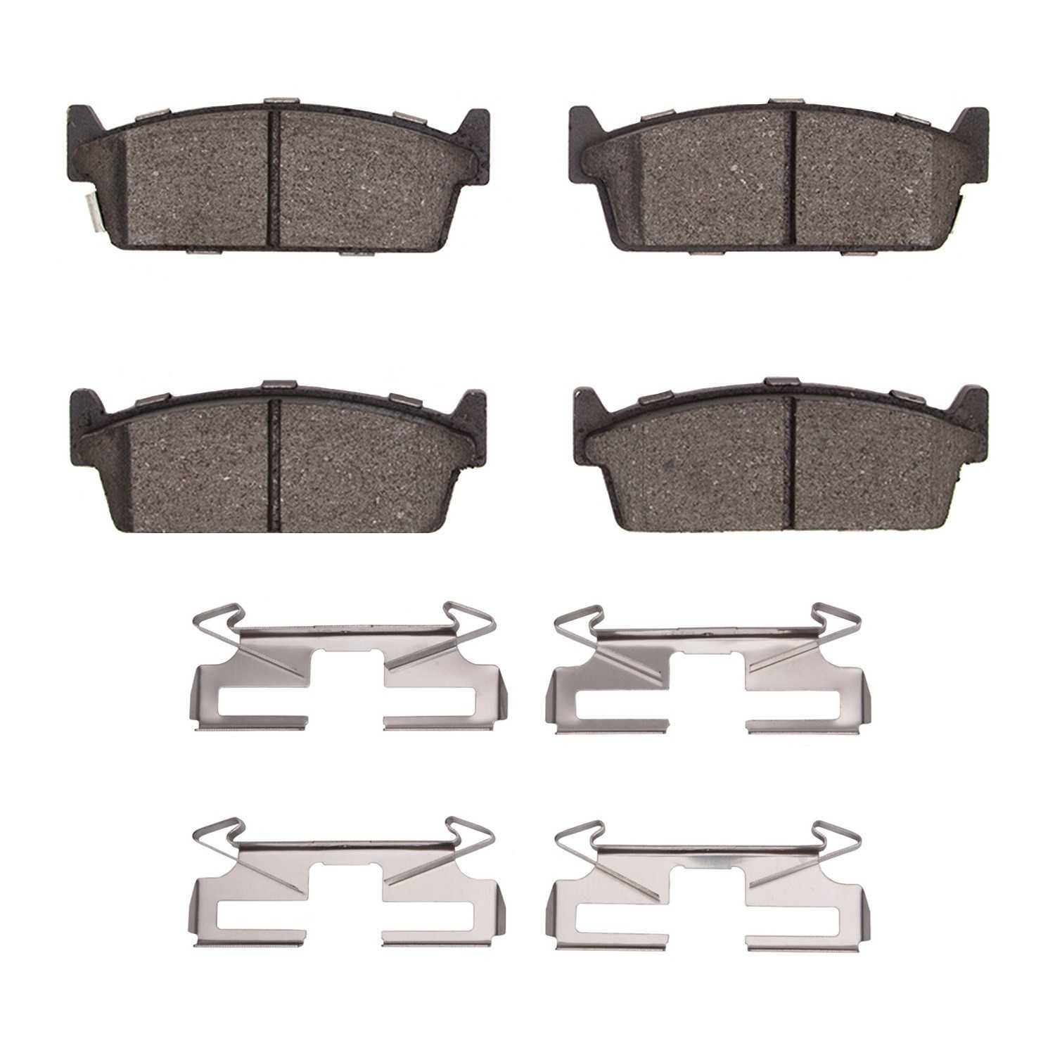 DF_2311047901_Fro.jpg R1 Concepts 90-92 Infiniti M30 Rear Semi Met Brake Pads and Hardware Kit - Image 1