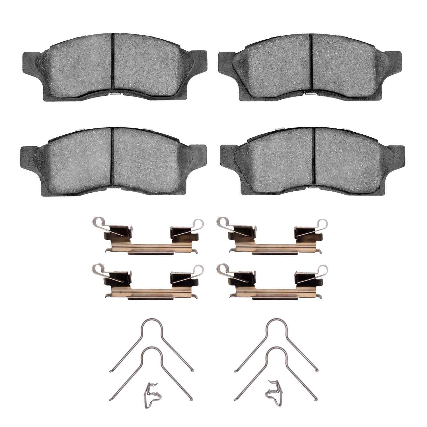 DF_2311048901_Fro.jpg R1 Concepts 91-91 Toyota MR2 Front Semi Met Pads & Hardware Kit - Image 1