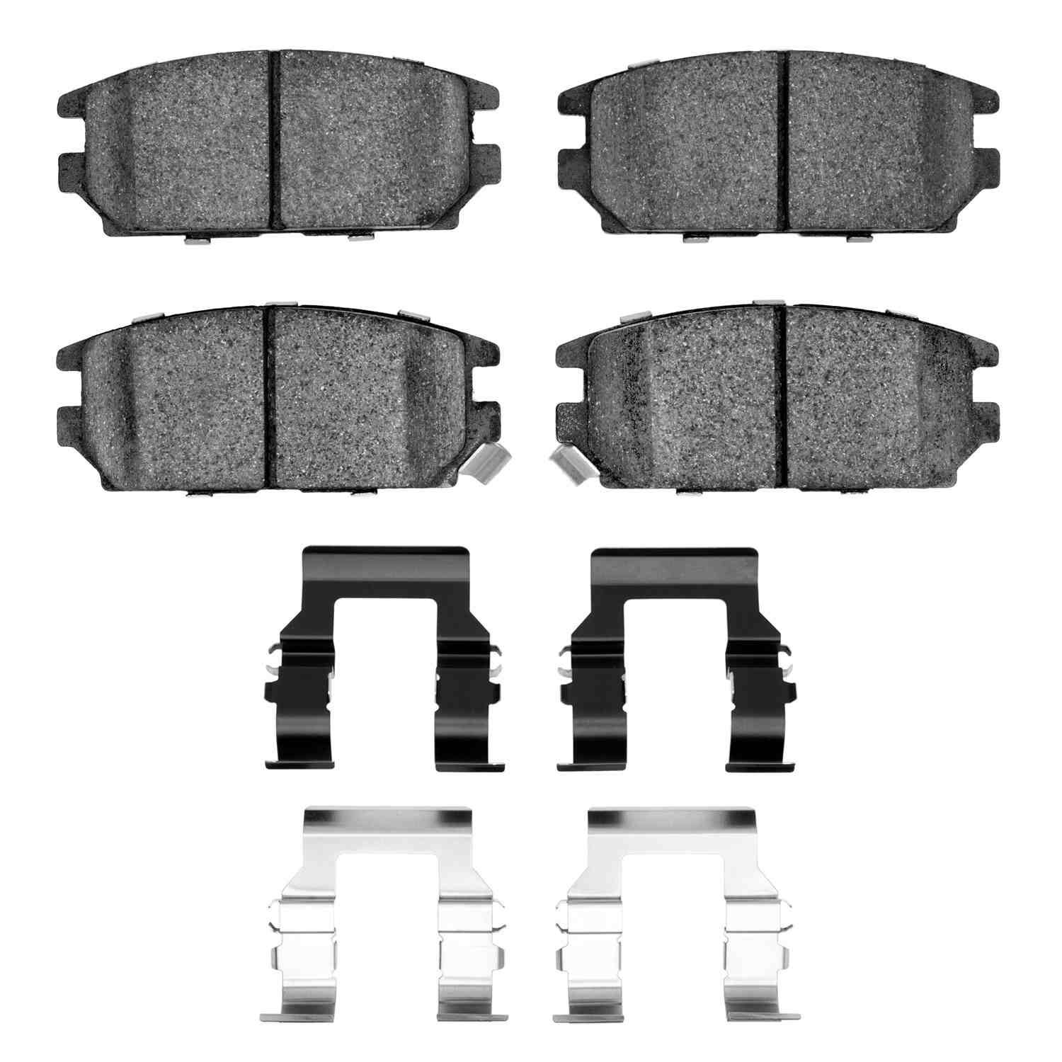 DF_2311053202_Fro.jpg R1 Concepts 91-12 Mitsubishi Eclipse Rear Semi Met Brake Pads and Hardware Kit - Image 1