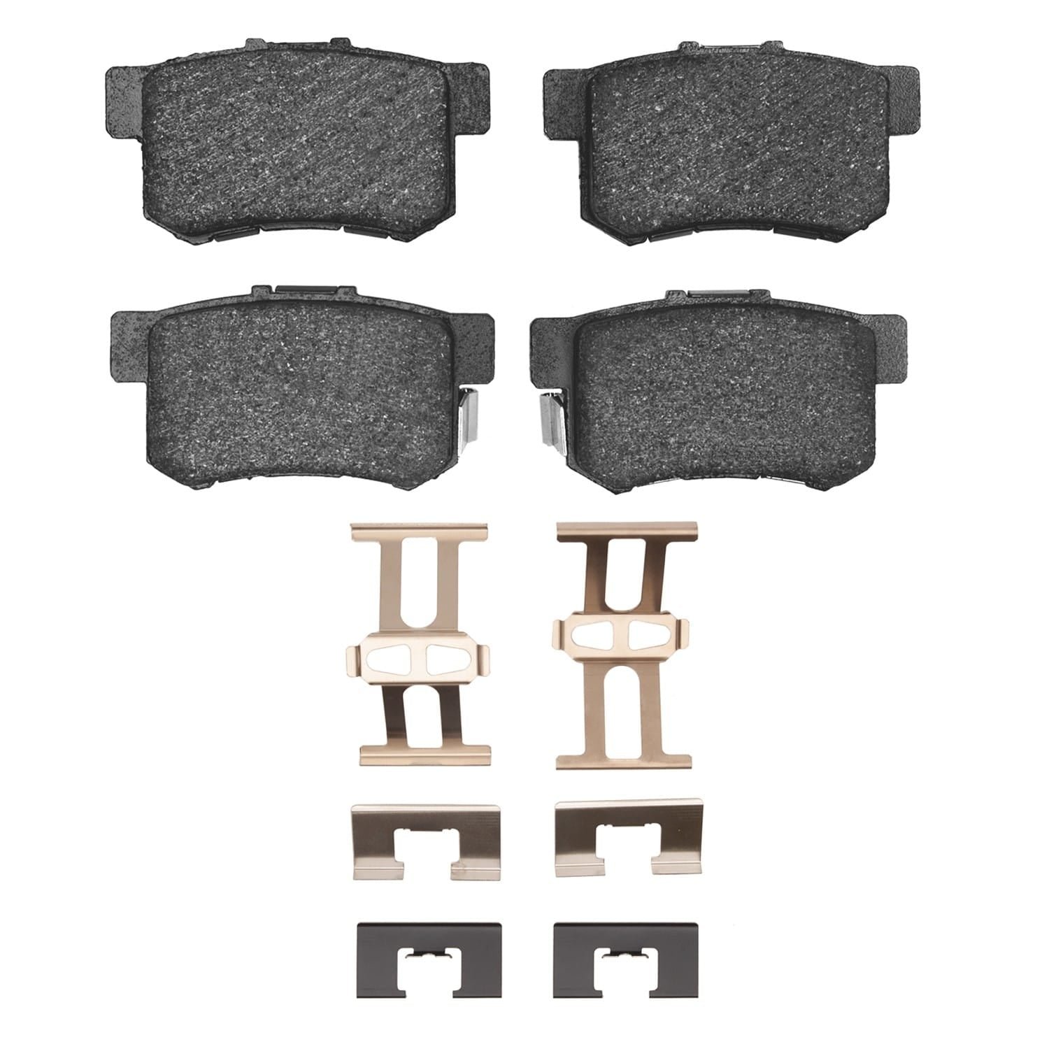 DF_2311053602_Fro.jpg R1 Concepts 99-04 Acura RL Rear Semi Met Pads & Hardware Kit - Image 1