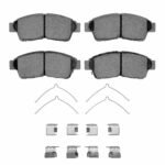 R1 Concepts 97-01 Toyota Camry Front Semi Met Pads & Hardware Kit