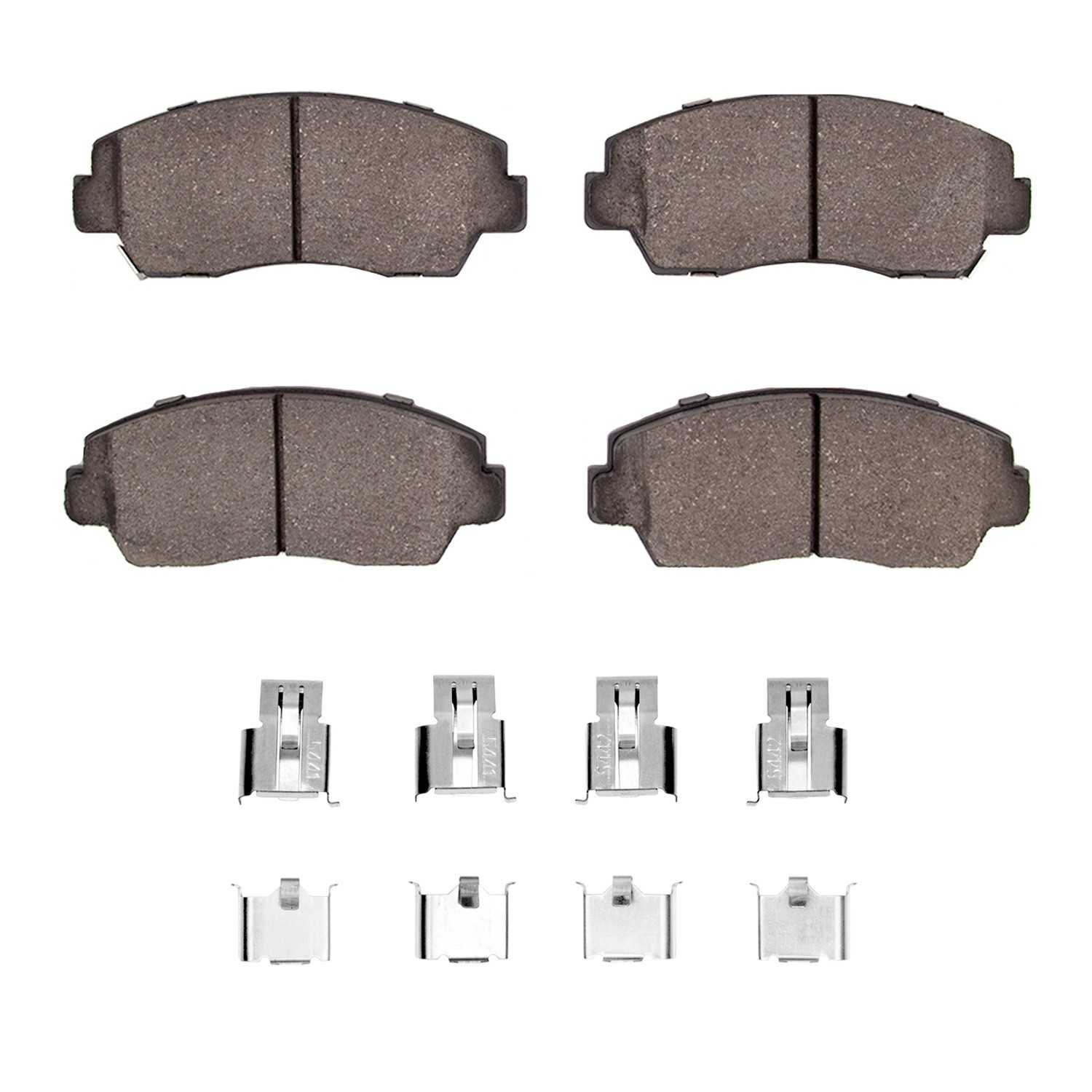 DF_2311057401_Fro.jpg R1 Concepts 86-93 Mazda B2600 Front Semi Met Pads & Hardware Kit - Image 1