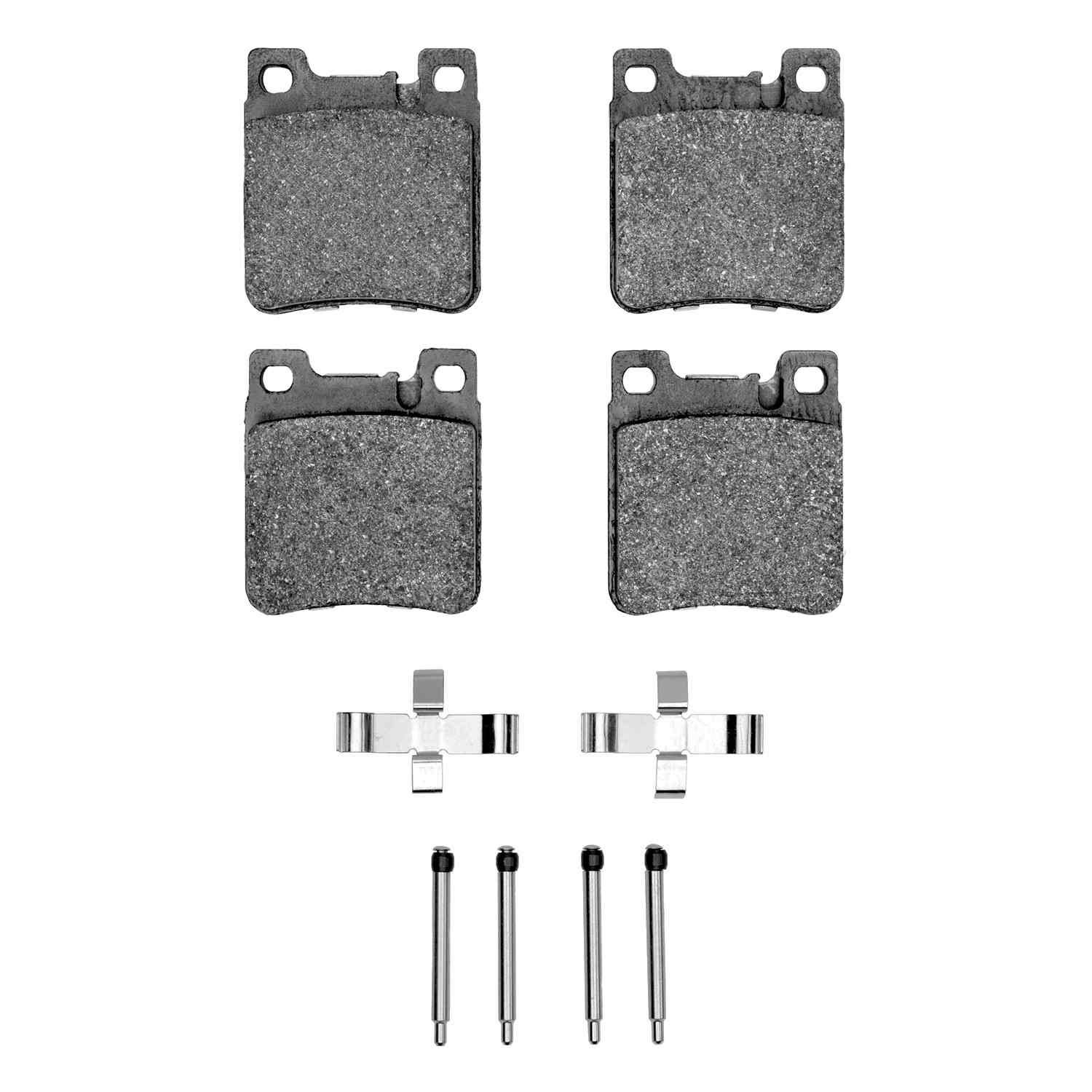 DF_2311060302_Fro.jpg R1 Concepts 91-03 Mercedes-Benz E320 Rear Semi Met Pads & Hardware Kit - Image 1