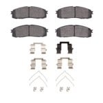 R1 Concepts 84-87 Toyota Cressida Rear Semi Met Brake Pads and Hardware Kit
