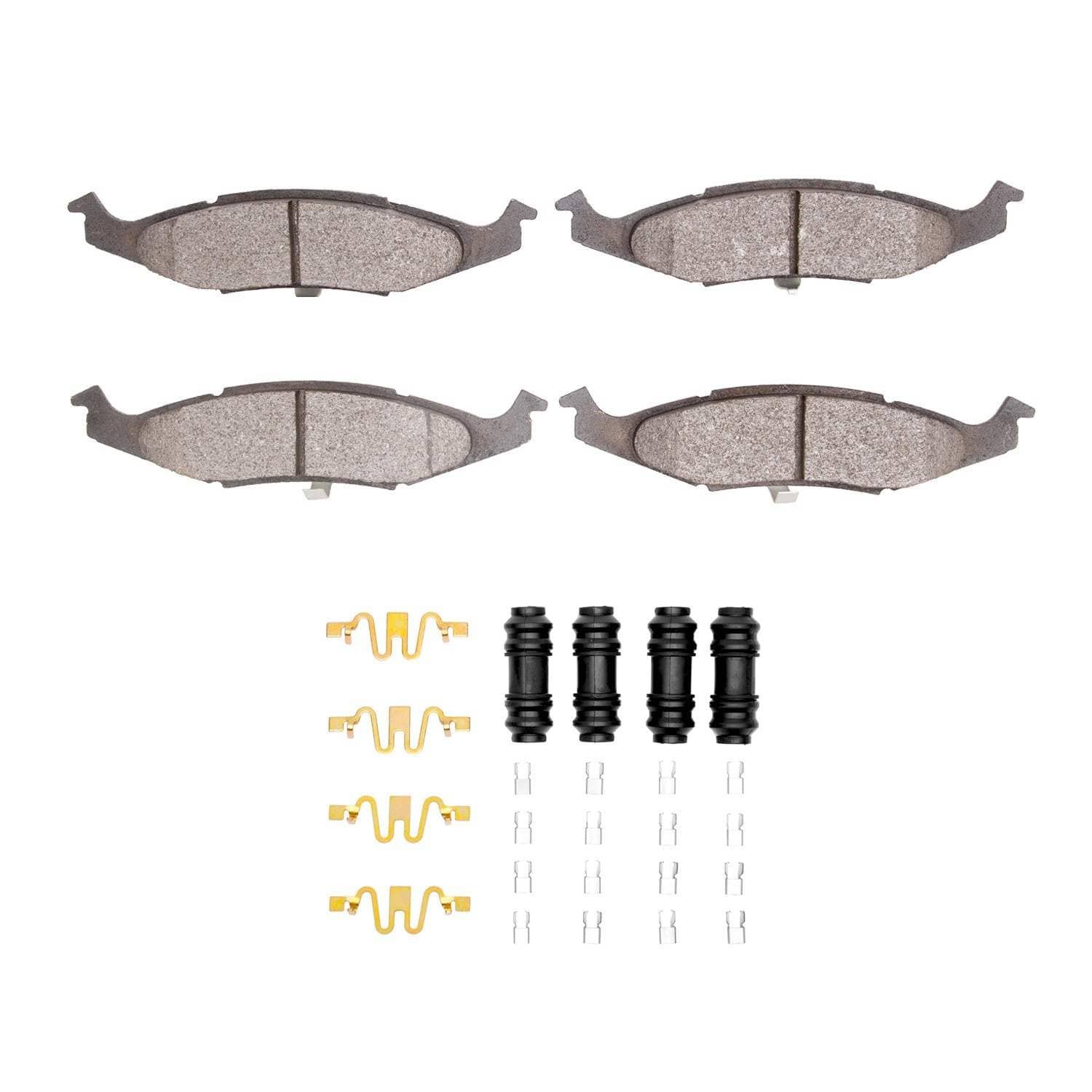 DF_2311063301_Fro.jpg R1 Concepts 95-96 Dodge Neon (USA/Canada) Front Semi Met Pads & Hardware Kit - Image 1