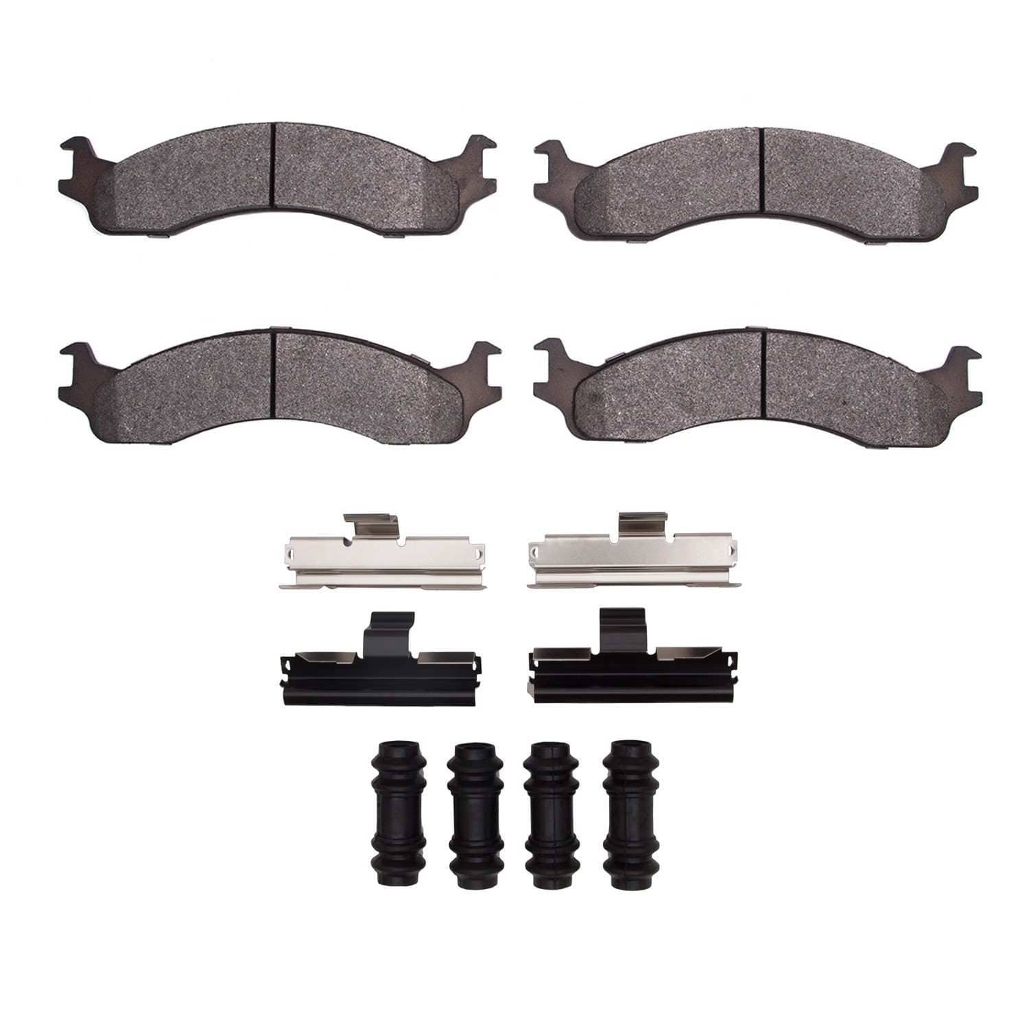 DF_2311065511_Fro.jpg R1 Concepts 98-03 Dodge Ram 2500 Van Front Semi Met Pads & Hardware Kit - Image 1