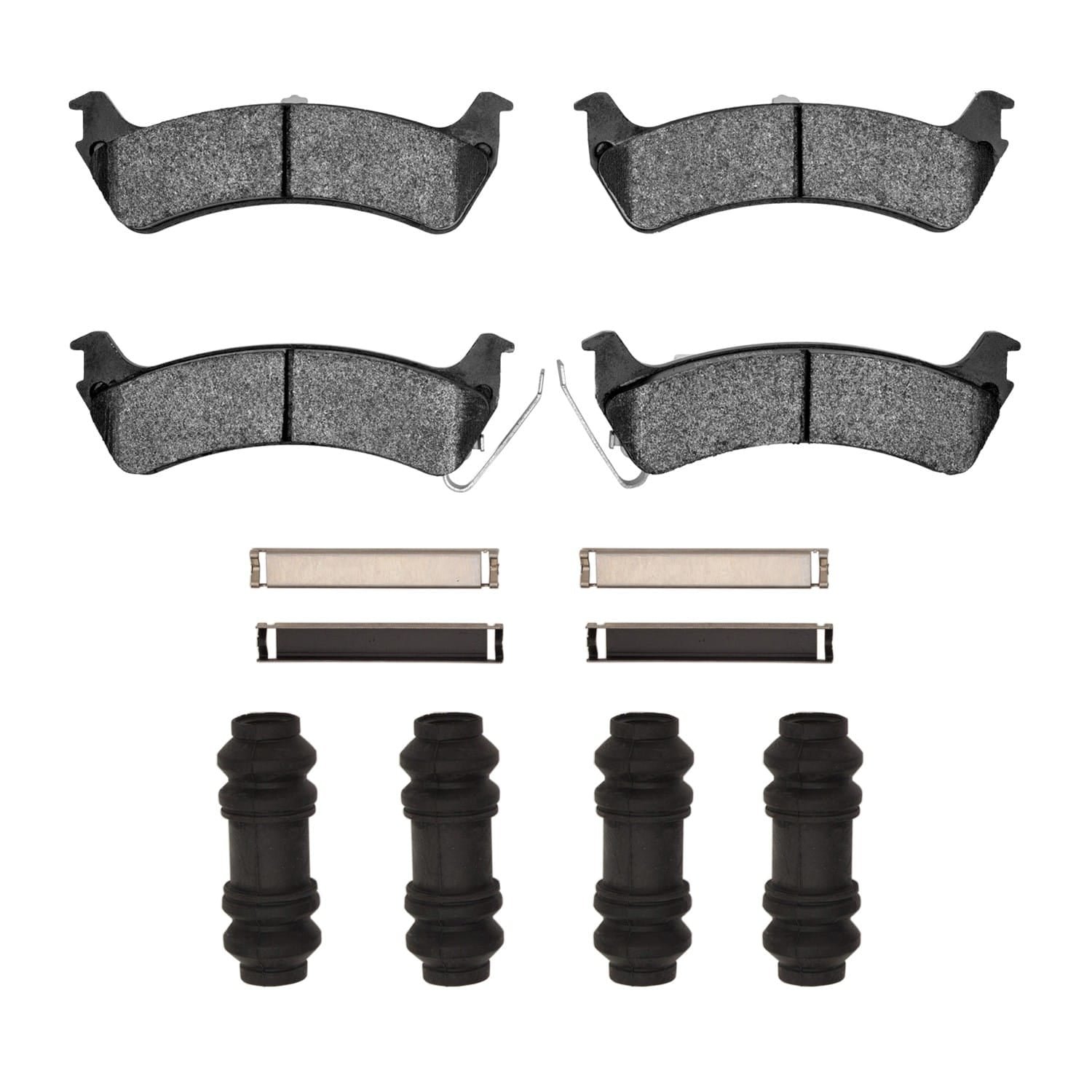 DF_2311066401_Fro.jpg R1 Concepts 95-03 Ford Windstar Rear Semi Met Pads & Hardware Kit - Image 1