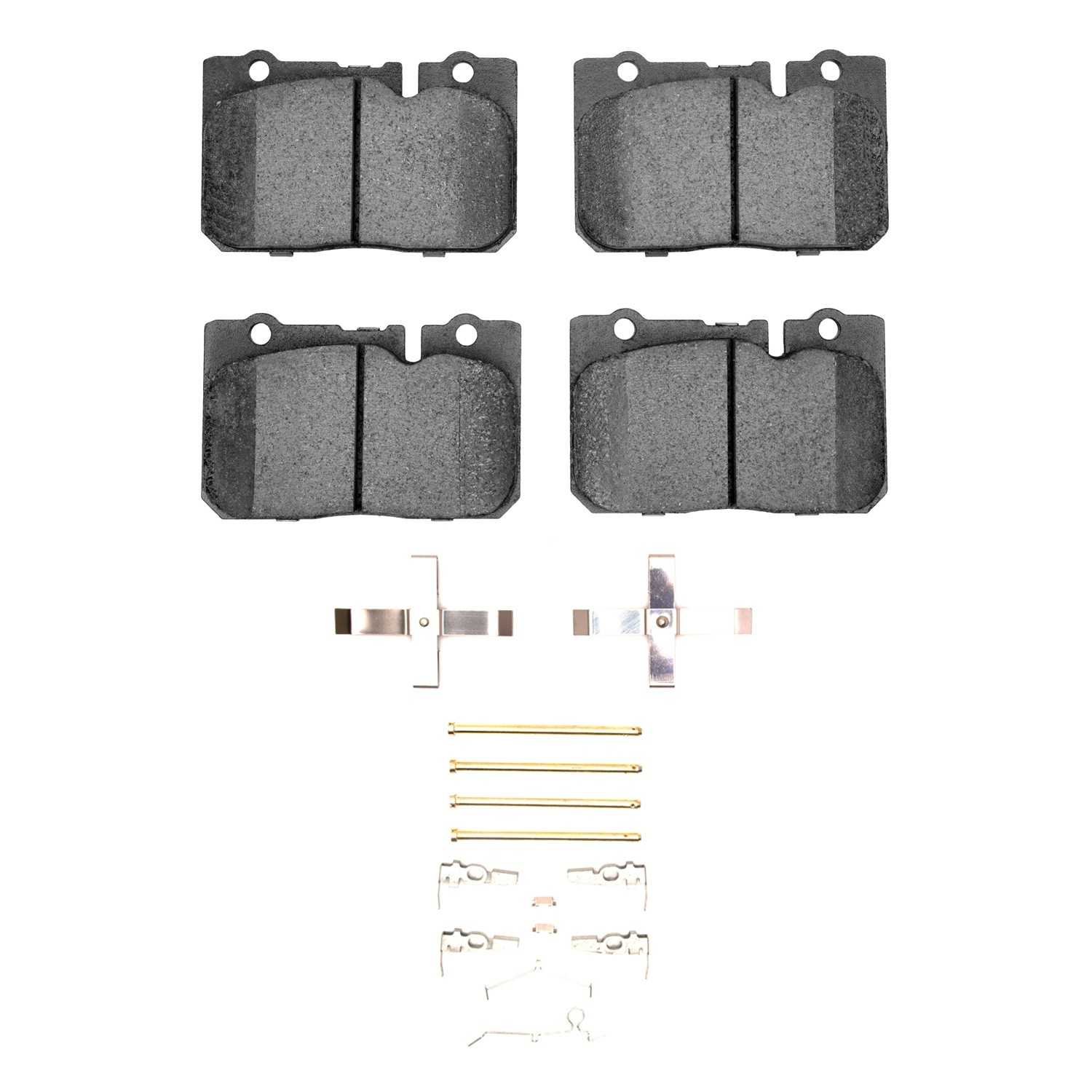 DF_2311066501_Fro.jpg R1 Concepts 95-00 Lexus Ls400 Front Semi Met Brake Pads and Hardware Kit - Image 1
