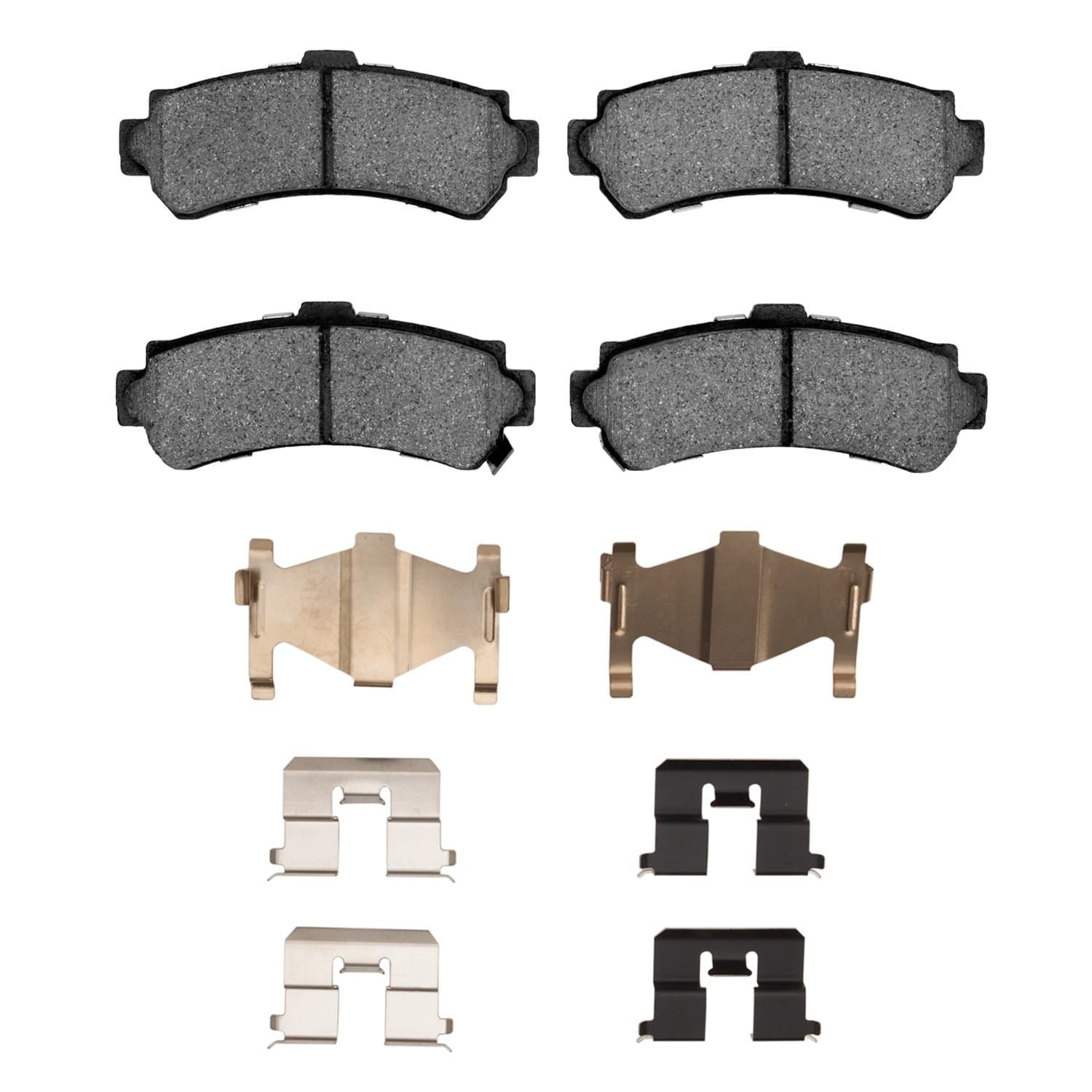 DF_2311066901_Fro.jpg R1 Concepts 95-00 Nissan Sentra Rear Semi Met Brake Pads and Hardware Kit - Image 1