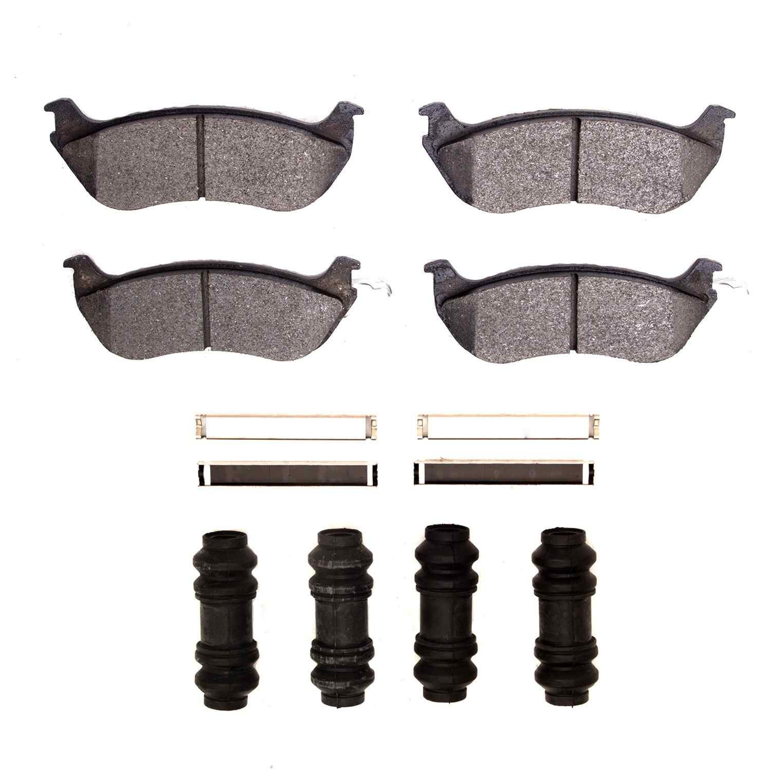 DF_2311067401_Fro.jpg R1 Concepts 96-02 Ford Crown Victoria Rear Semi Met Pads & Hardware Kit - Image 1